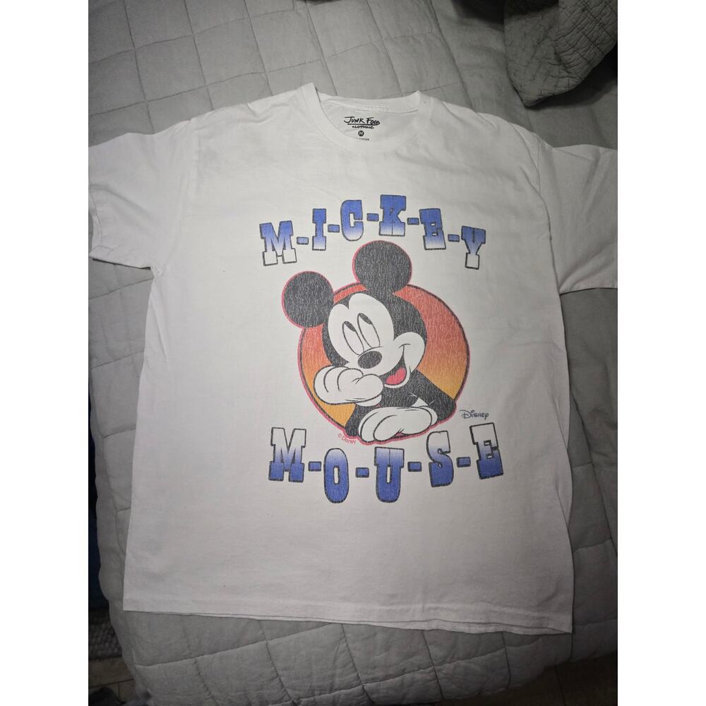 New Mickey Mouse Junk Food cotton tee t shirt size Medium unisex
